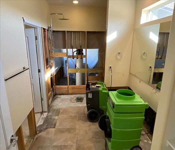 Shower after demo