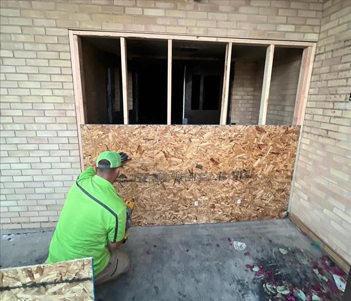 Fire board up